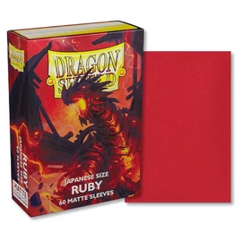 Dragon Shield Japanese size (60 db) - Matte - Ruby