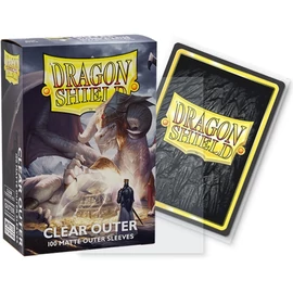 Dragon Shield Standard (100 db) - Outer Sleeves - Matte Clear