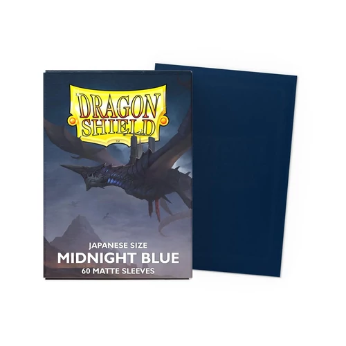 Dragon Shield Japanese size (60 db) - Matte - Midnight Bllue
