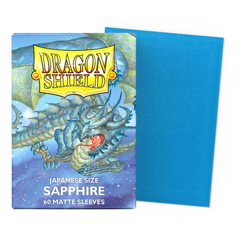 Dragon Shield Japanese size (60 db) - Matte - Sapphire
