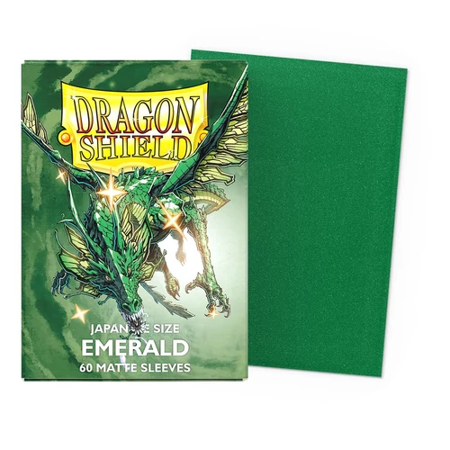 Dragon Shield Japanese size (60 db) - Matte - Emerald