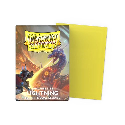 Dragon Shield Japanese size (60 db) - Dual Matte - Lightning