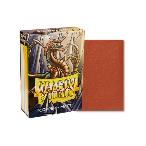 Dragon Shield Japanese size (60 db) - Matte - Copper