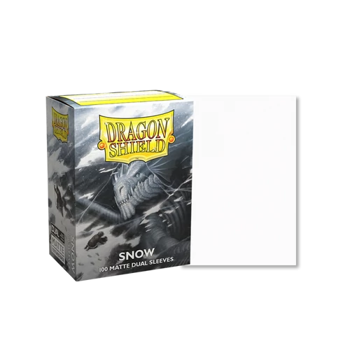 Dragon Shield Standard (100 db) - Dual Matte - Snow