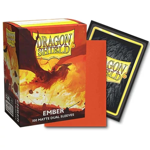 Dragon Shield Standard (100 db) - Dual Matte - Ember
