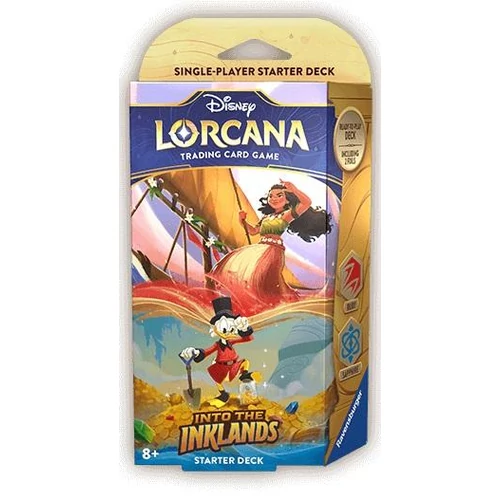 Disney Lorcana: Into the Inklands Starter Deck - Ruby/Sapphire