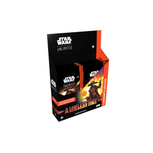 Star Wars Unlimited: A Lawless Time Carbonite Booster Display