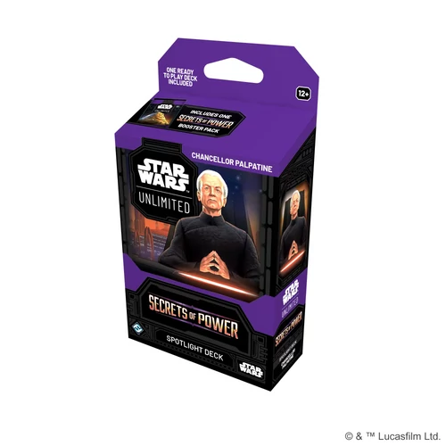 Star Wars Unlimited: Secrets of Power Spotlight Deck Chancellor Palpatine