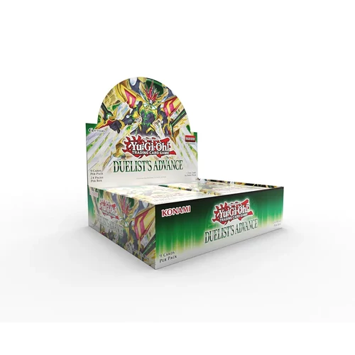 Yu-Gi-Oh! Duelist’s Advance Booster display
