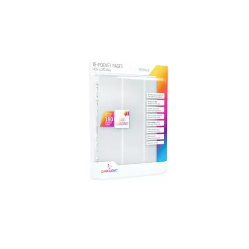 Gamegenic - Sideloading 18-Pocket Pages DISPLAY White