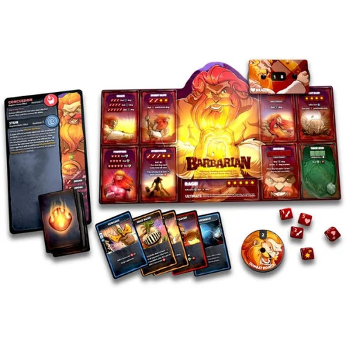 Dice Throne: Barbarian v Moon Elf